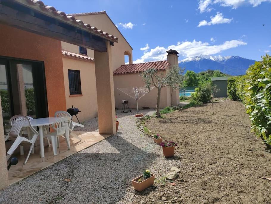 Charmant T2 Moderne Au Calme Avec Jardin Vue Sur Canigou Moltig les Bains Exteriör bild